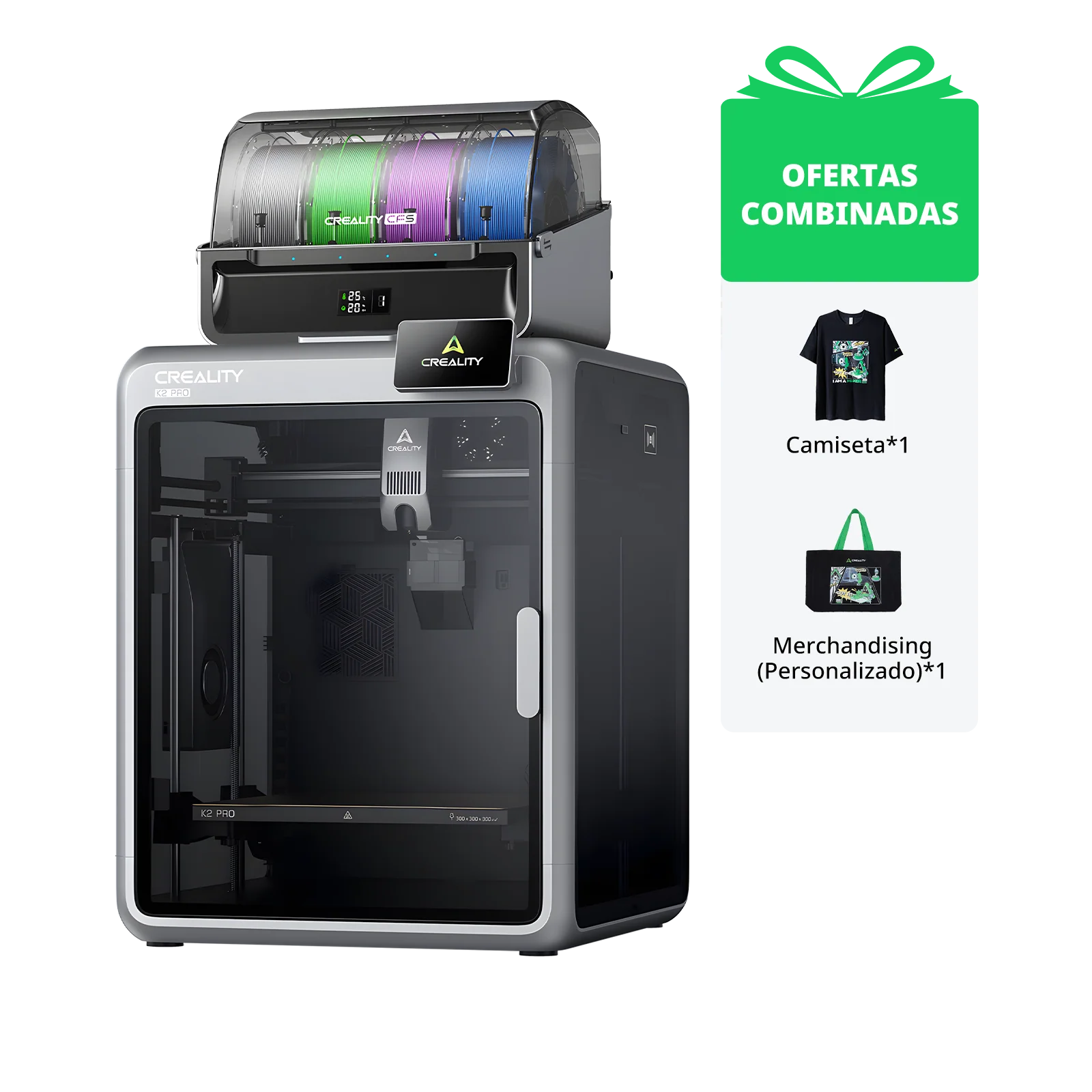 Creality K2 Pro Combo+Camiseta*1+Merchandising*1