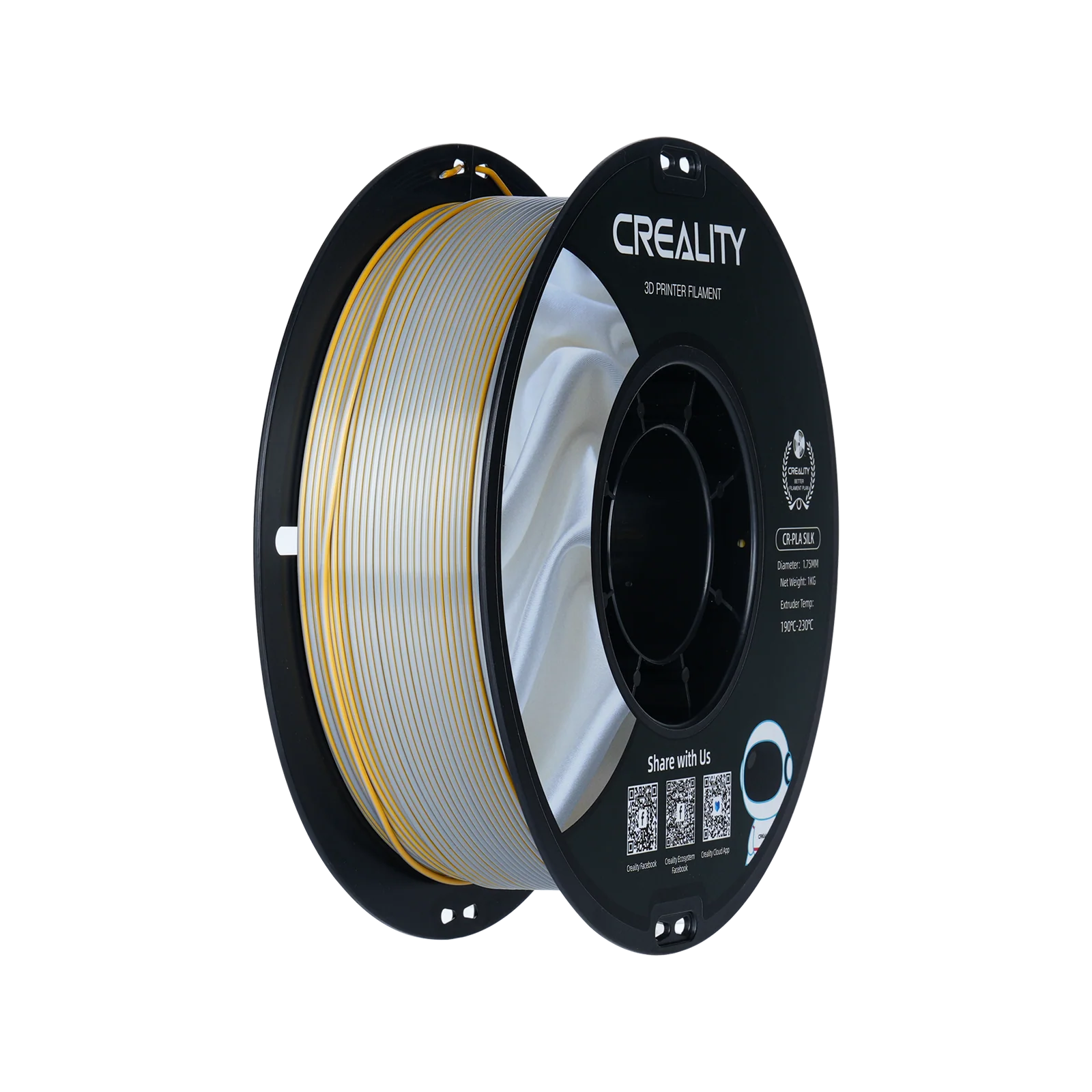 CR-Silk Filamento PLA de 1.75mm para Impresora 3D, 1kg - Image 11