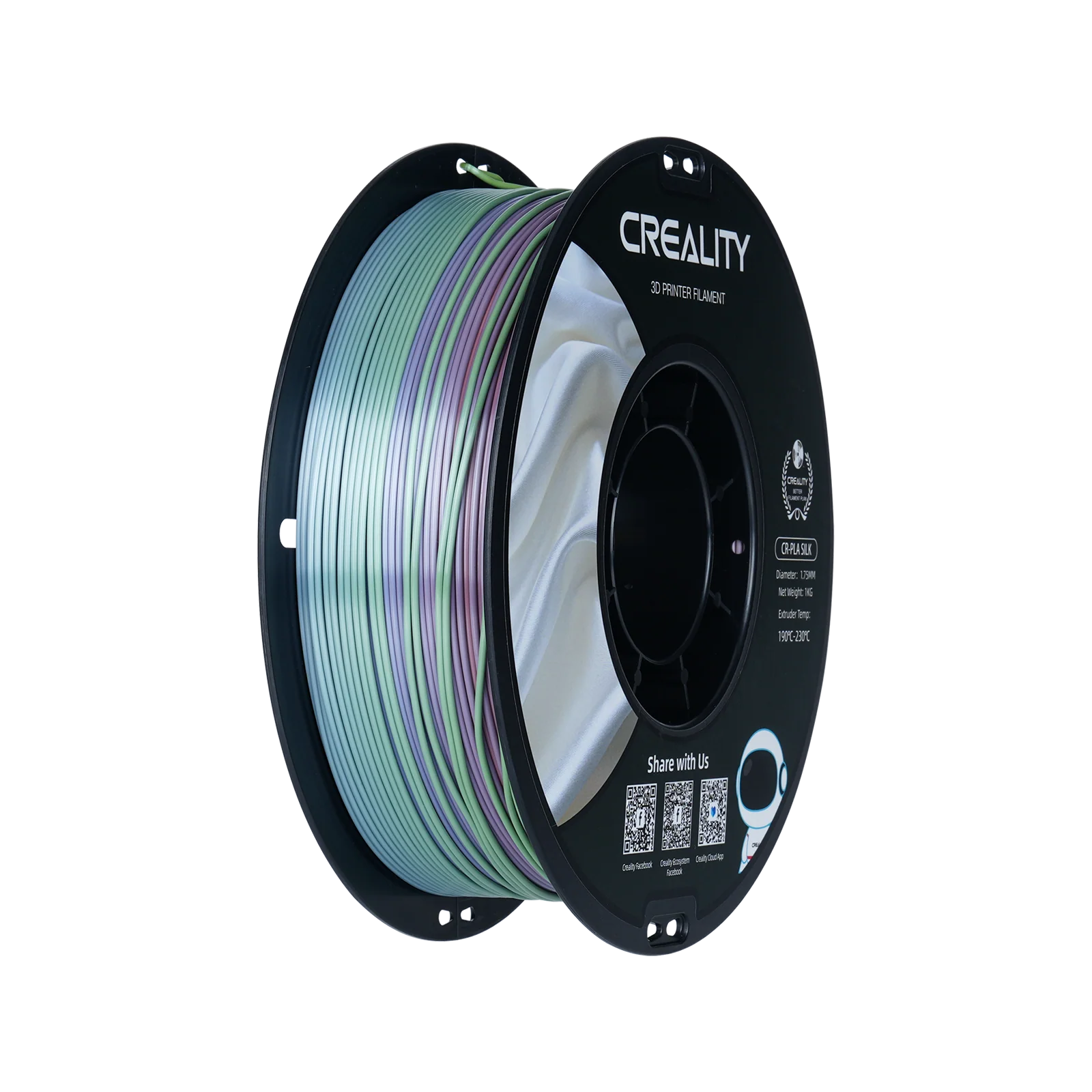 CR-Silk Filamento PLA de 1.75mm para Impresora 3D, 1kg - Image 6