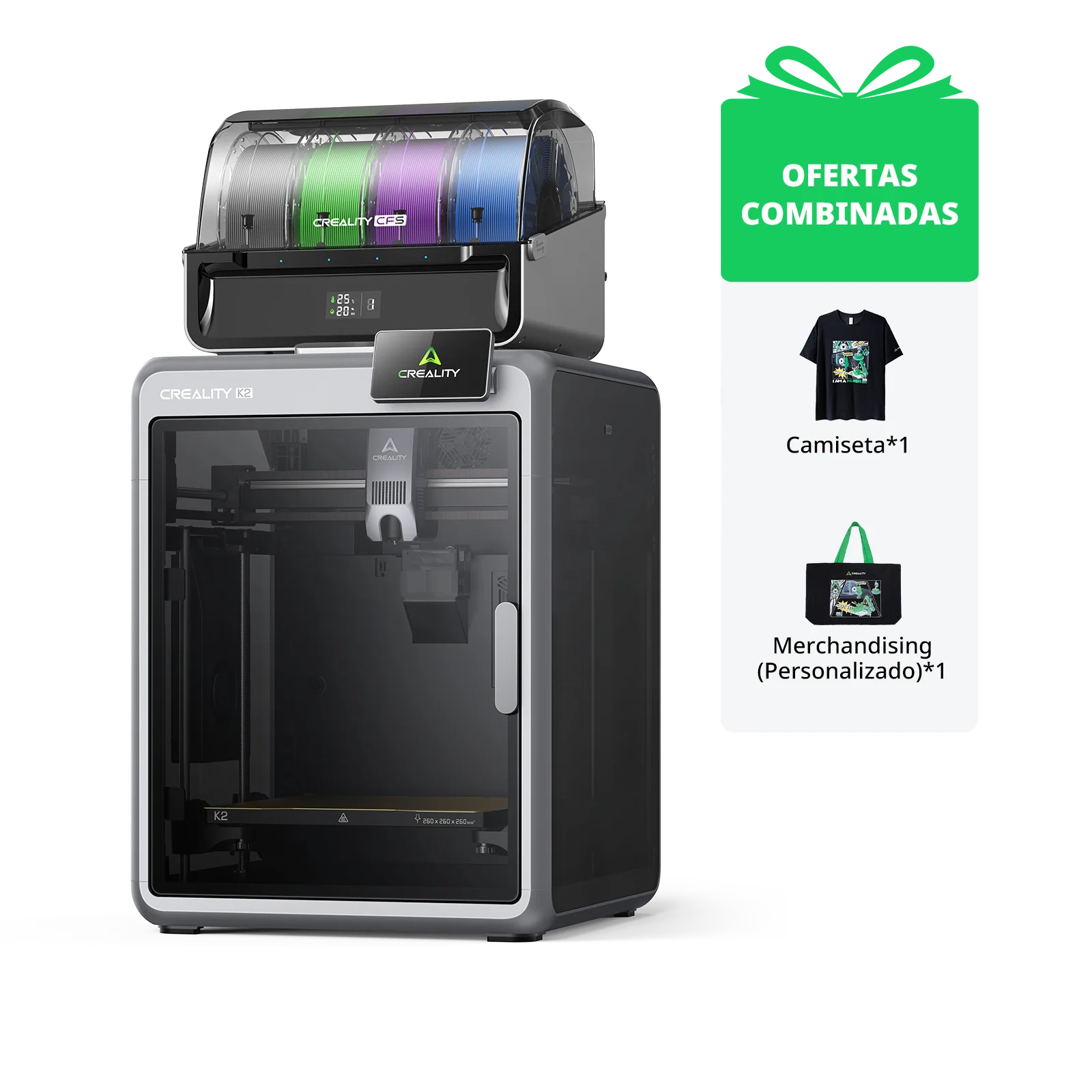 Creality K2 Combo+Camiseta*1+Merchandising*1