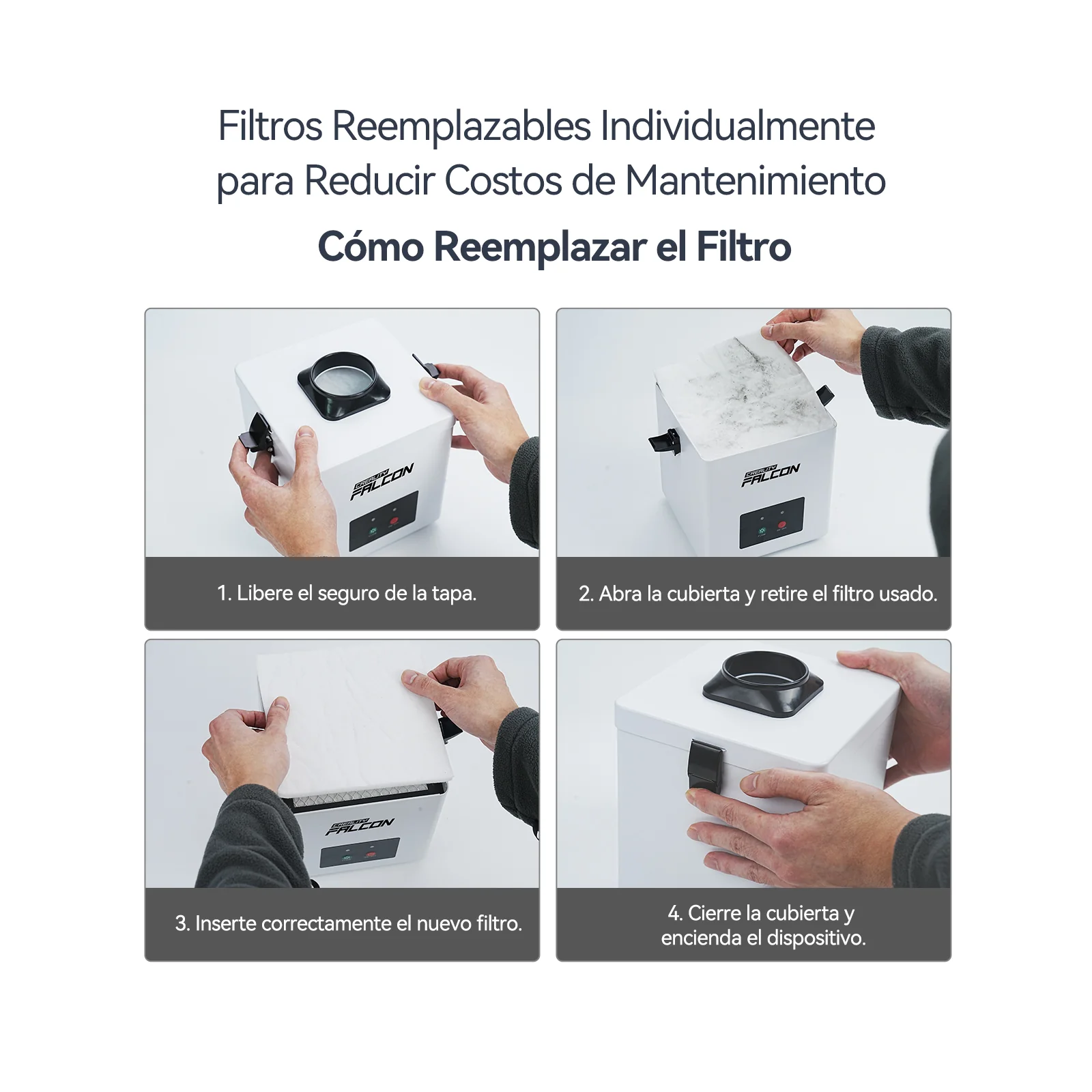 Creality Purificador de Humo de Escritorio Falcon YW45 - Image 9