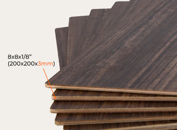 Hoja de Madera Contrachapada de Nogal 10 Piezas - Image 6