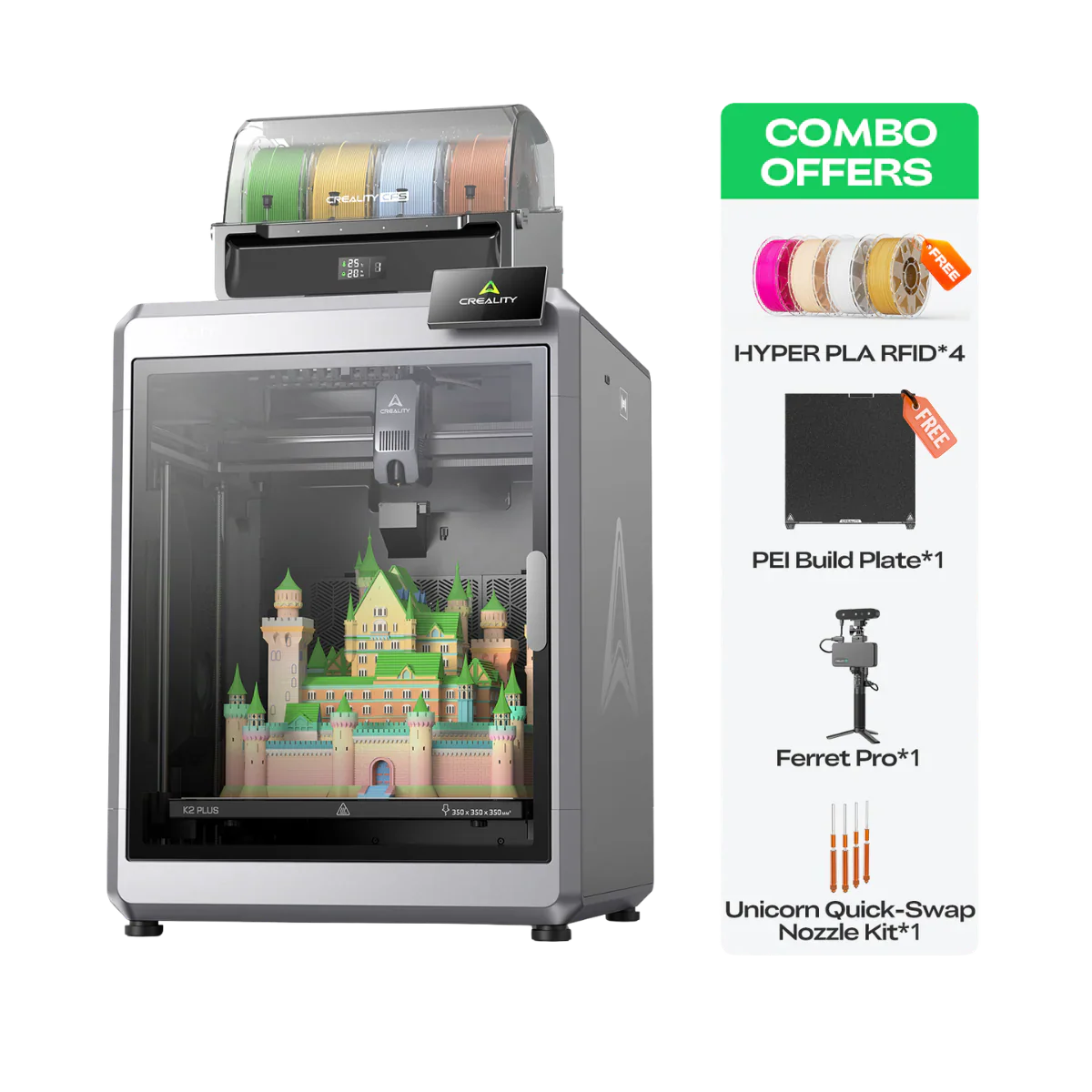 K2 Plus Combo con Kit de Accesorios Esenciales - Image 2