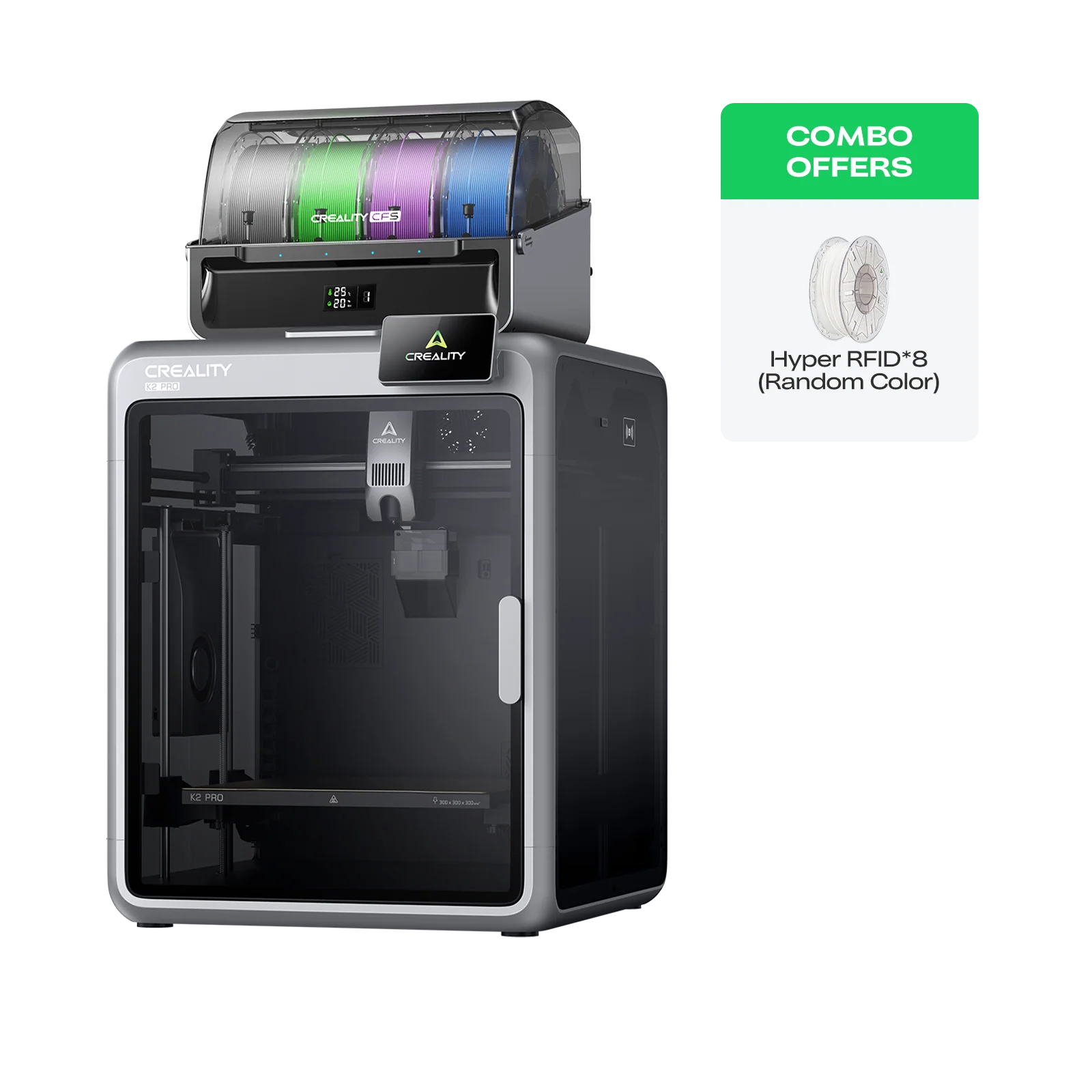 K2 Pro Combo + RFID PLA*5+🎁3*RFID PLA