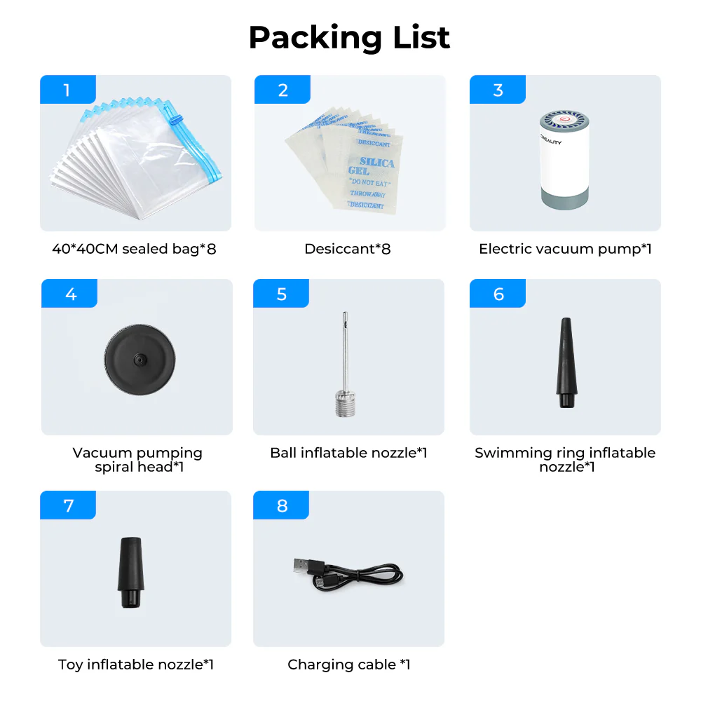 Kit bolsas de almacenamiento al vacío para filamento - Image 6