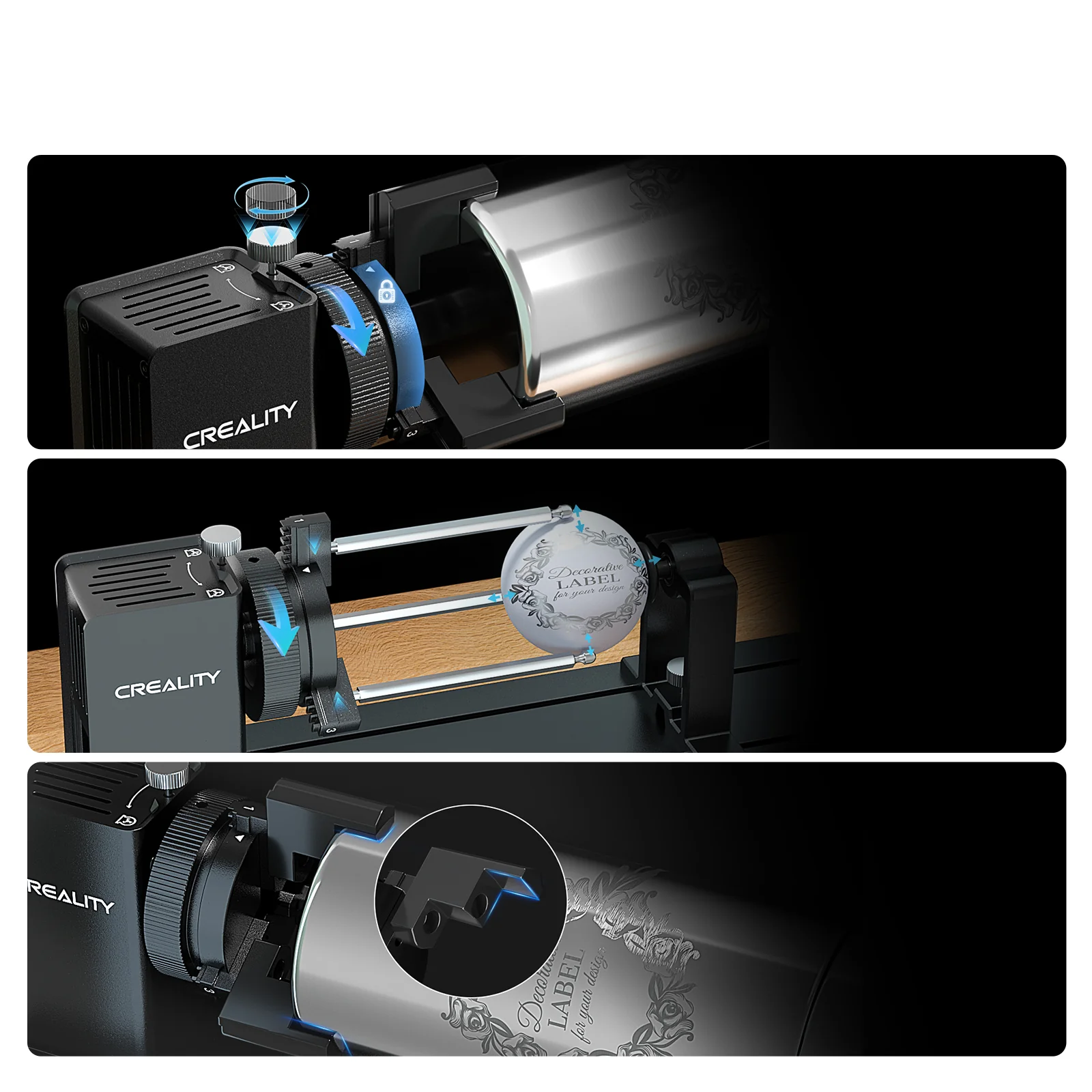 Paquete de actualización Rotary Kit Pro para Falcon A1 - Image 3