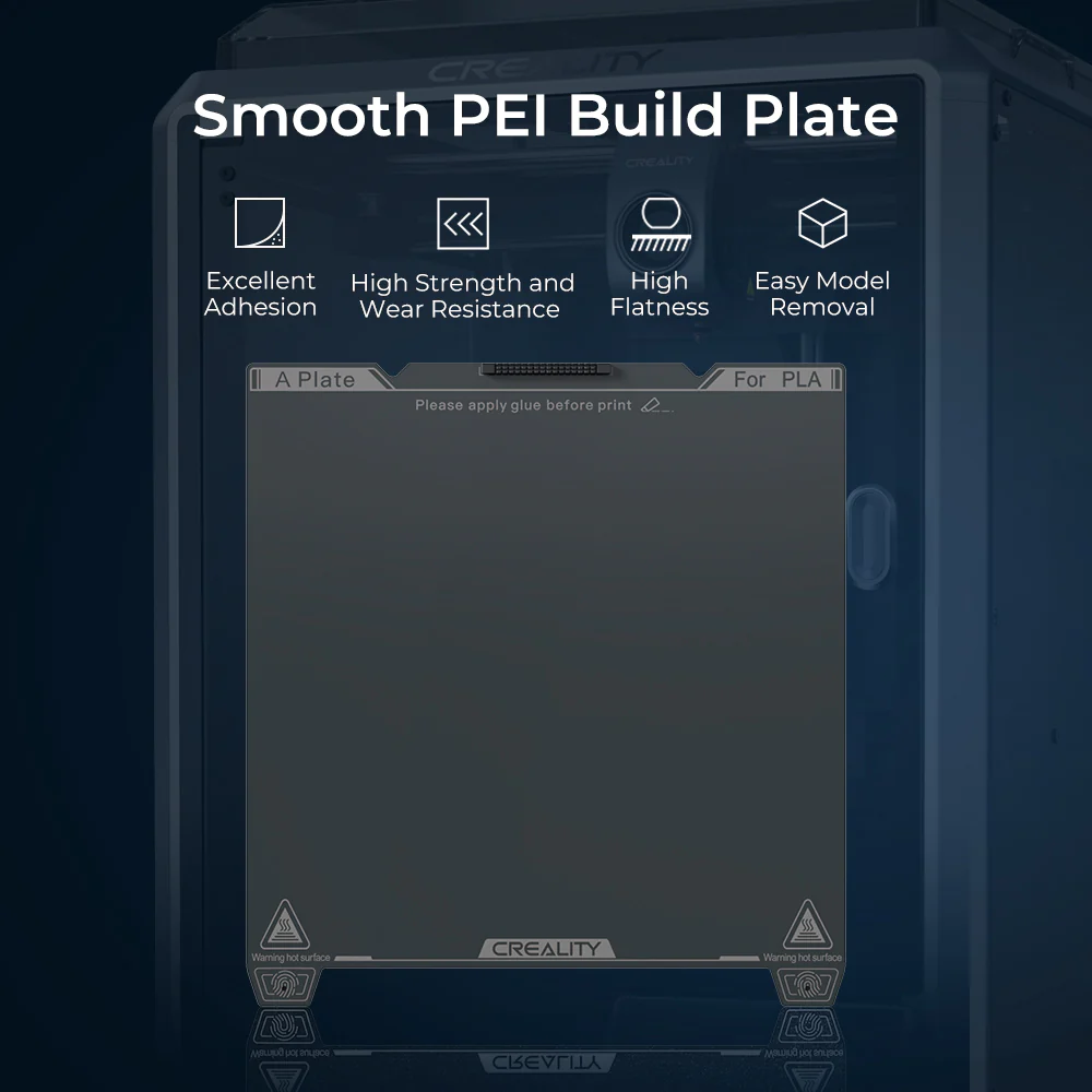 Placa de Construcción con Superficie Lisa PEI para K1C - Image 3