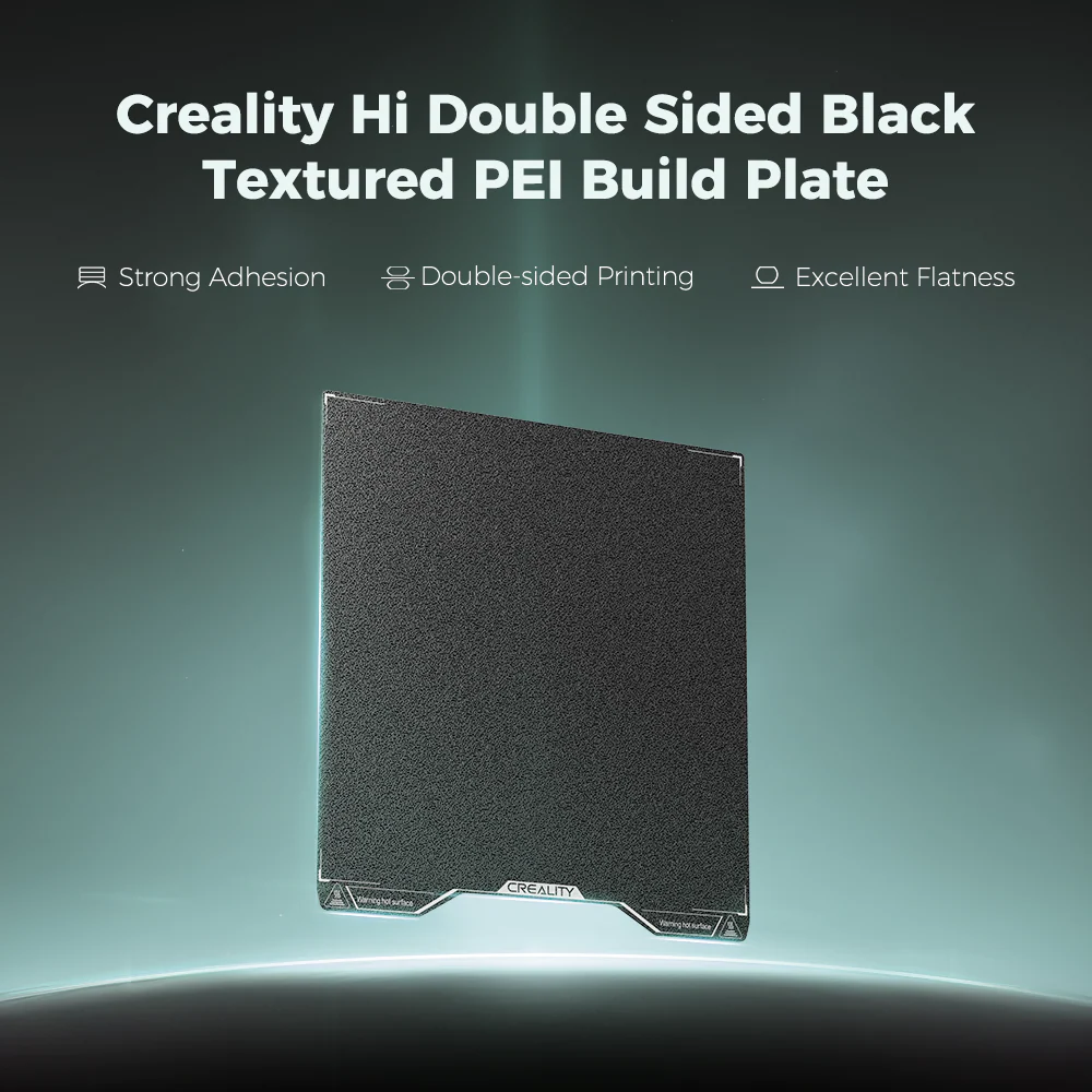 Placa de impresión PEI negra texturizada de doble cara Creality Hi - Image 4