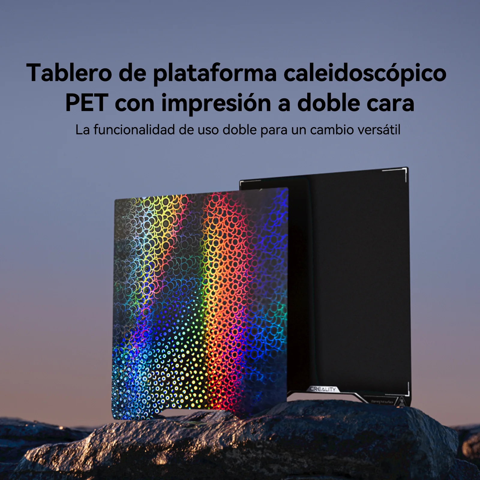 Placa de Plataforma Kaleidoscope PET de Impresión Doble Cara - Image 11