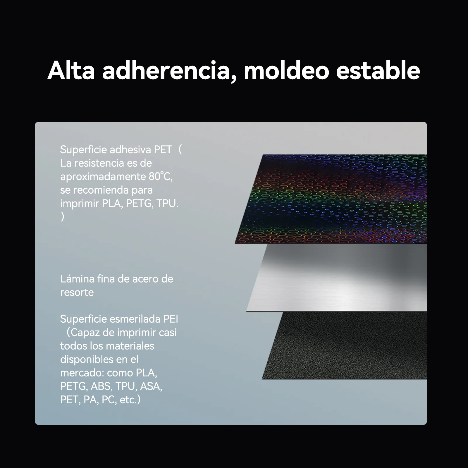Placa de Plataforma Kaleidoscope PET de Impresión Doble Cara - Image 8